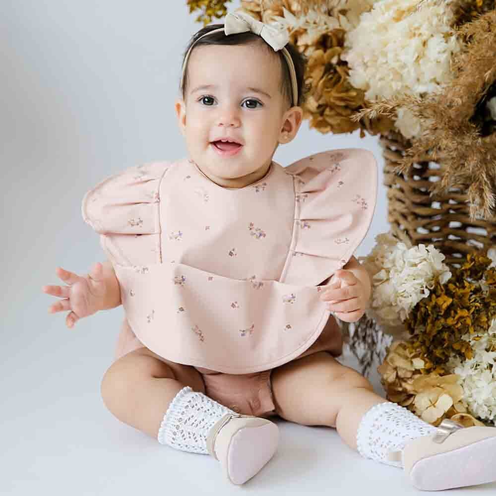 Snuggle Hunny - Posy Frill Snuggle Bib