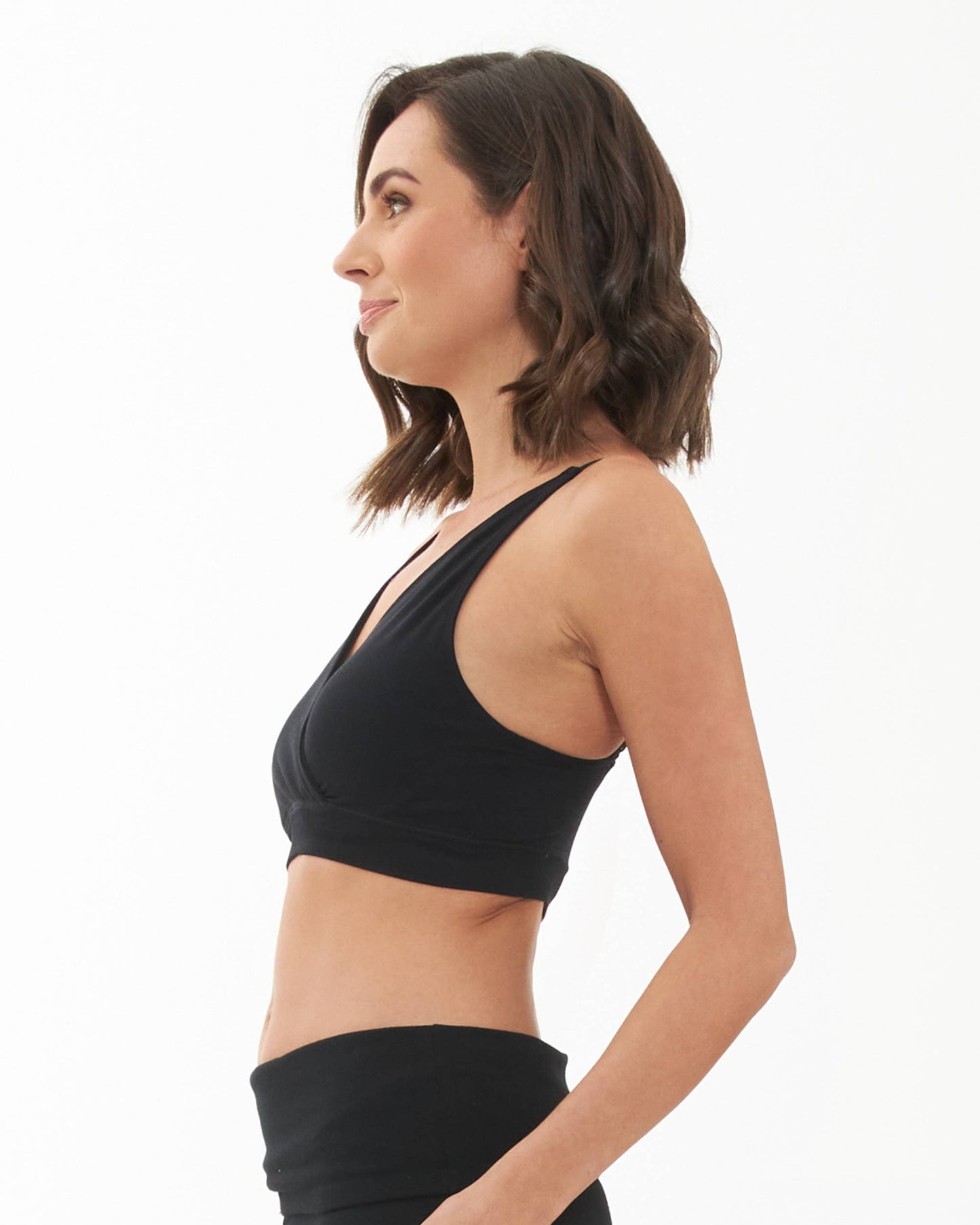 Ripe Maternity - Seamless Nursing Bralette Black