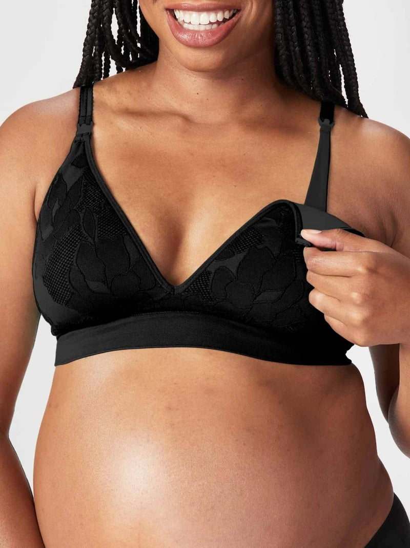 Cake Maternity - Freckles Recycled Maternity & Nursing Bra - Black