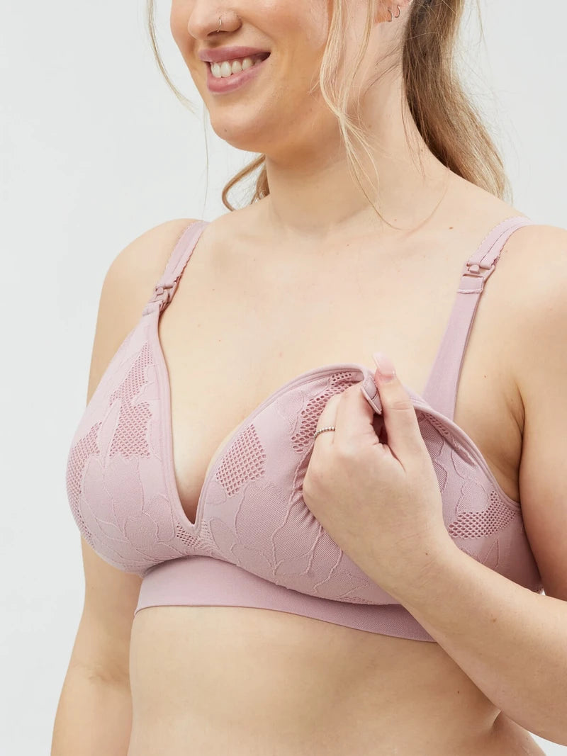 Cake Maternity - Freckles Recycled Maternity & Nursing Bra - Mauve