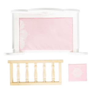 Doll Wooden Sleigh Cot