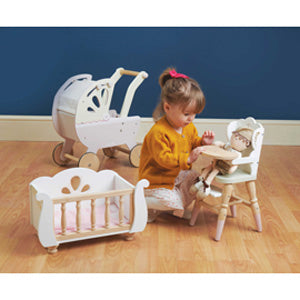 Dolls Wooden High Chair