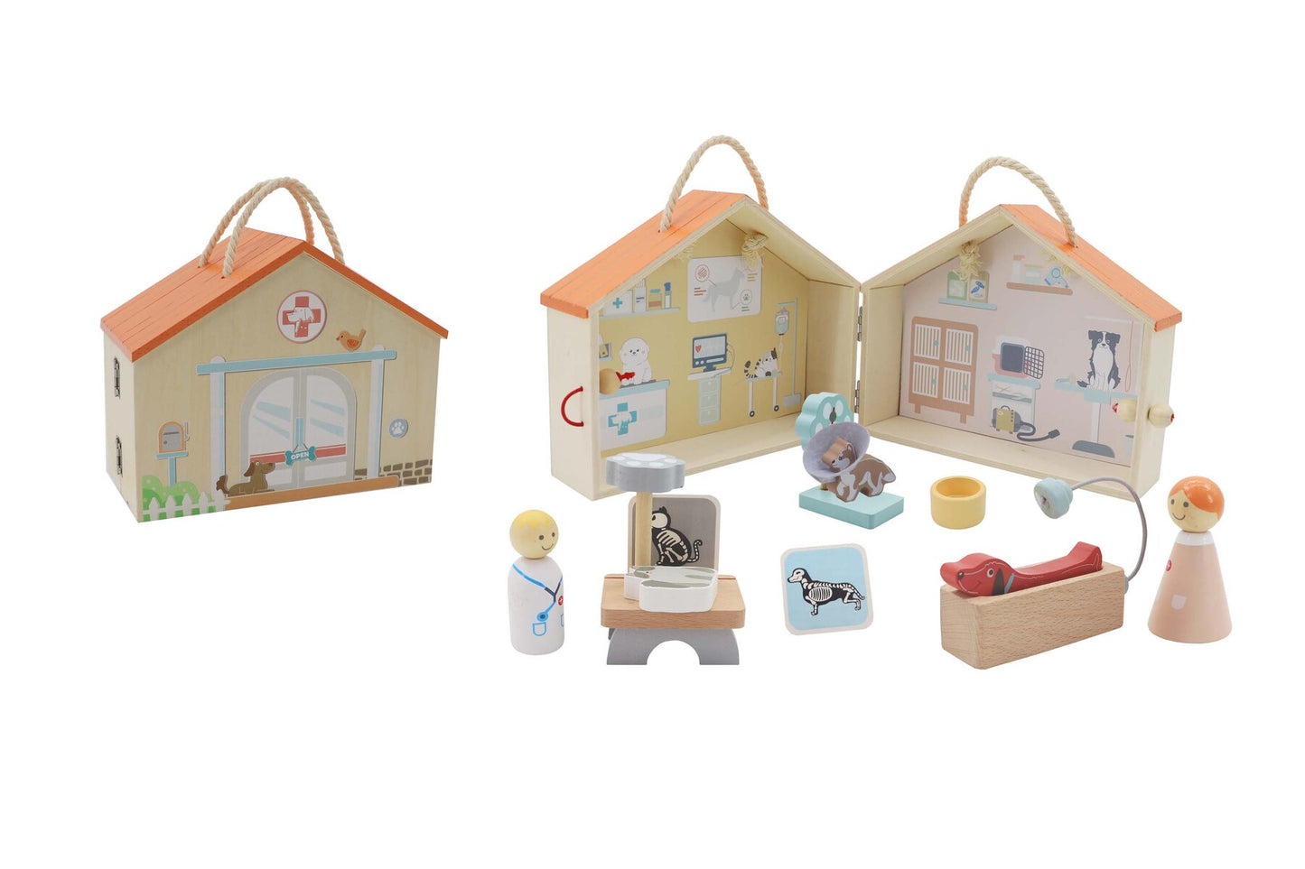 Wooden Vet Play Set