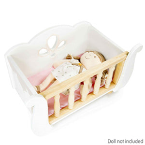 Doll Wooden Sleigh Cot