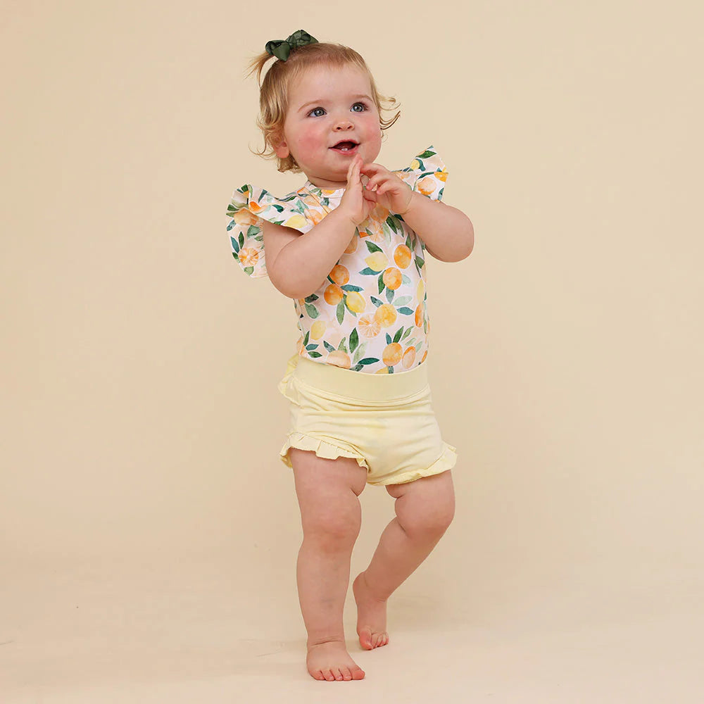 Lemon Sorbet Organic Jersey Bloomers