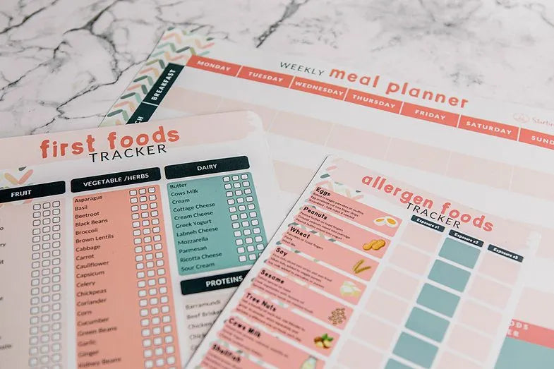 Starting Solids Magnet Planner Pack - set of 3
