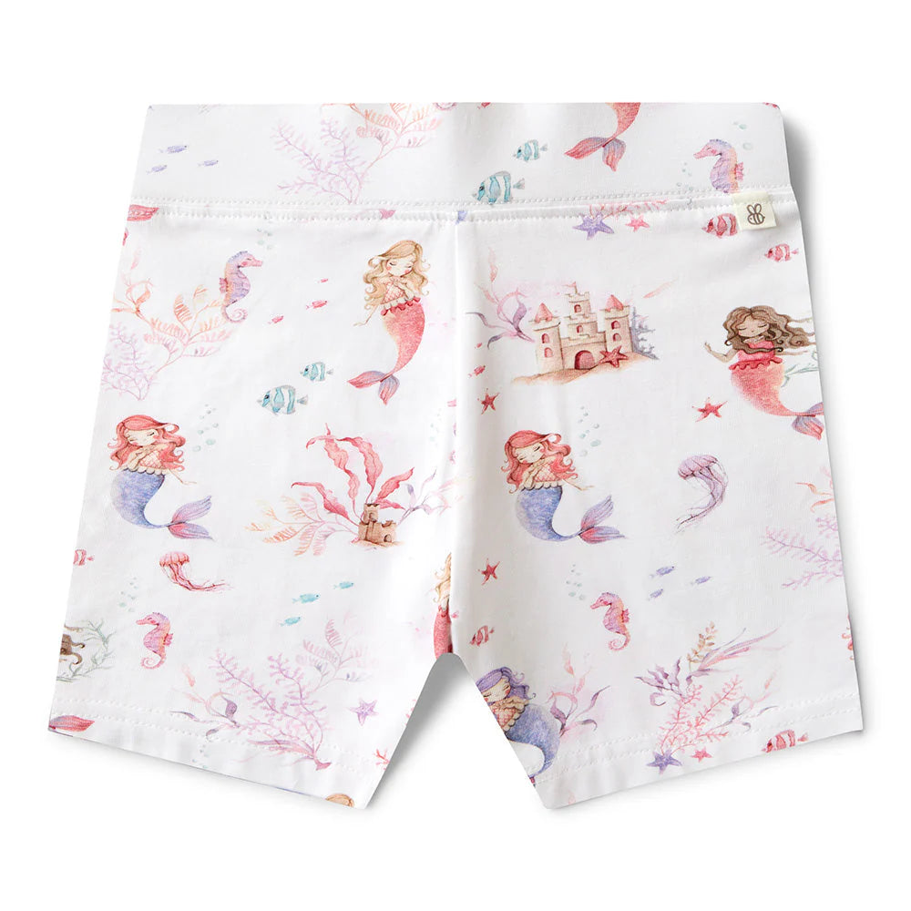 Snuggle Hunny - Mermaid Organic Bike Shorts