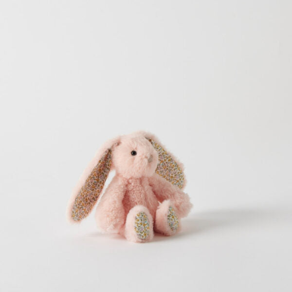 Jiggle & Giggle - Floral Peach Bunny Rattle