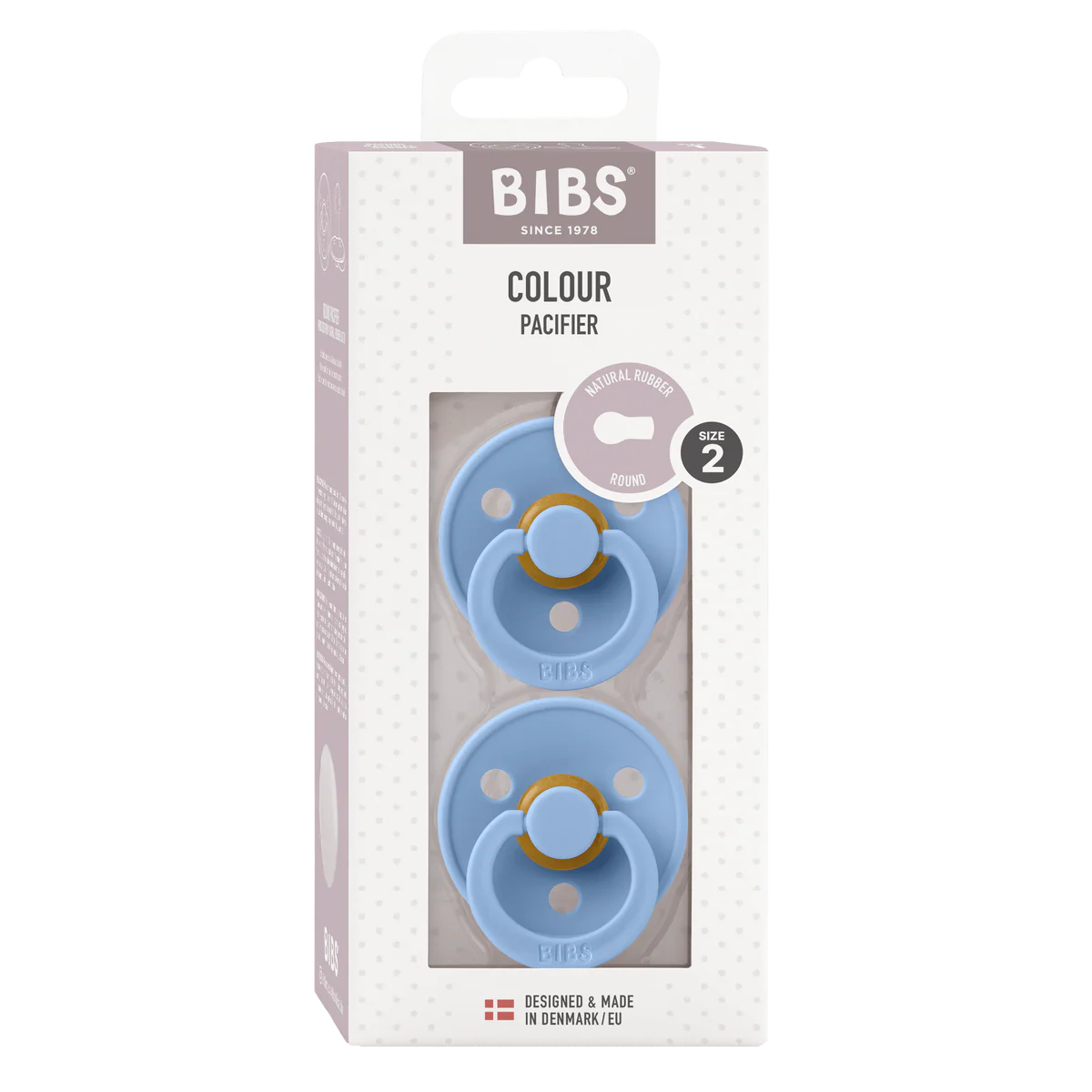 Bibs Dummies - Sky Blue - Round