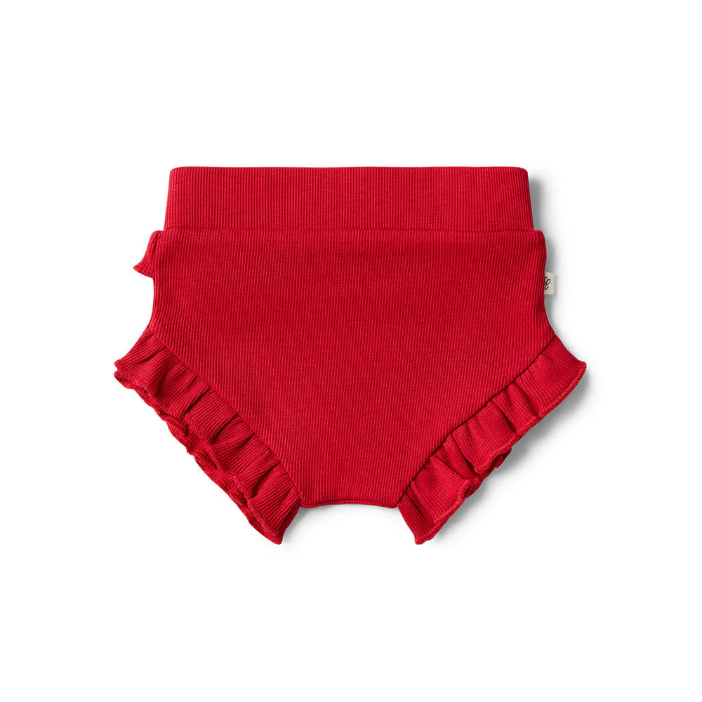 Snuggle Hunny - Red Organic Bloomers
