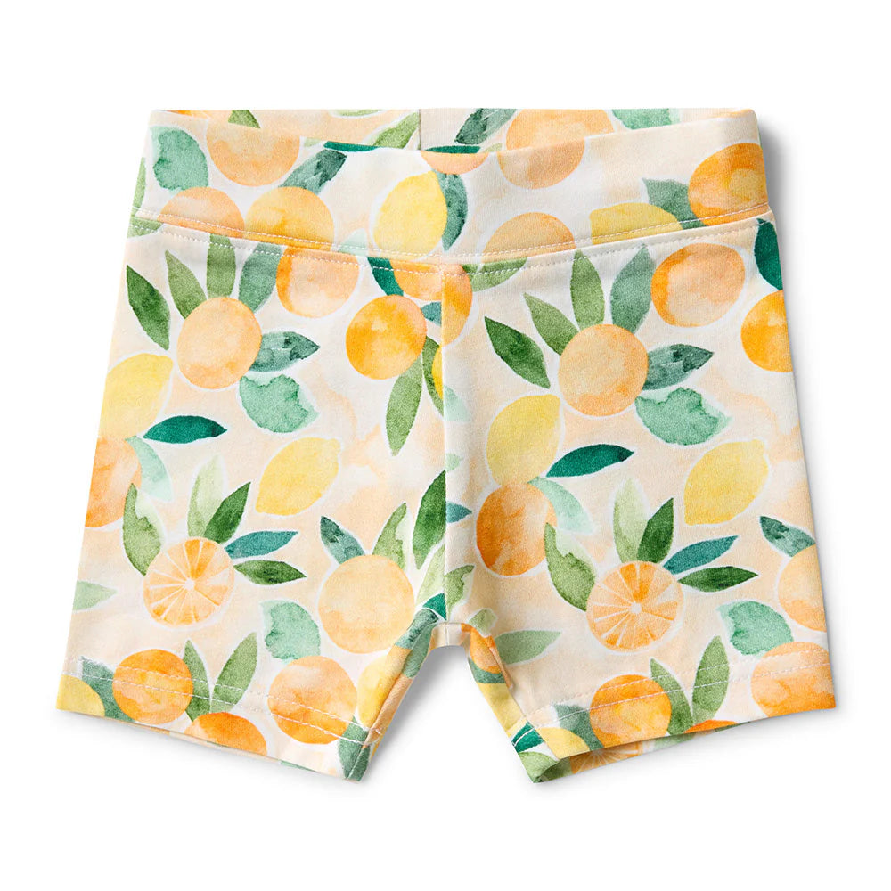 Snuggle Hunny - Sunny Citrus Organic Bike Shorts