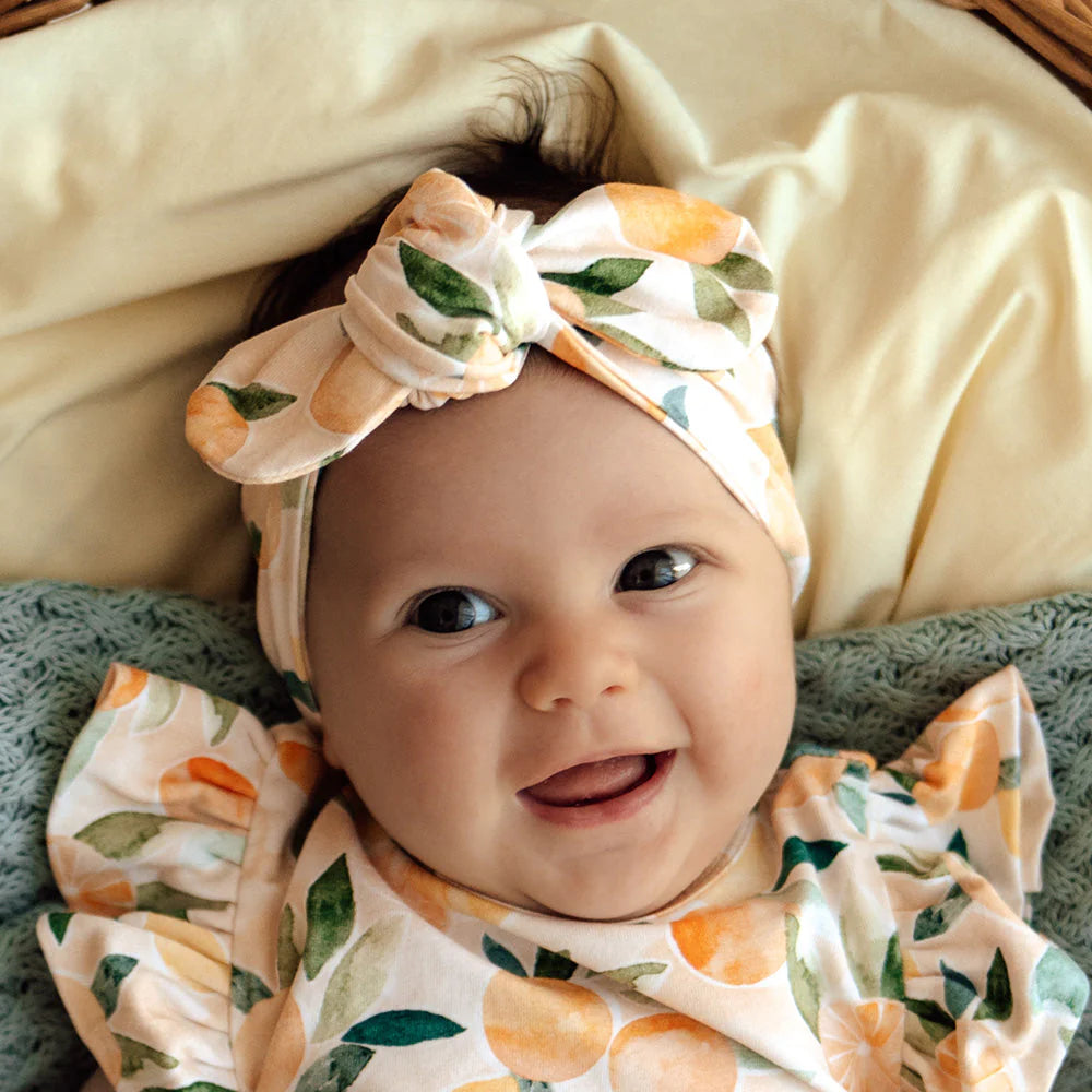 Snuggle Hunny - Sunny Citrus Organic Topknot