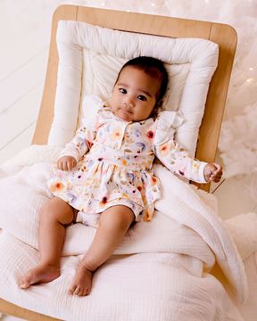Onesie Flutter Dress - Sweet Florals