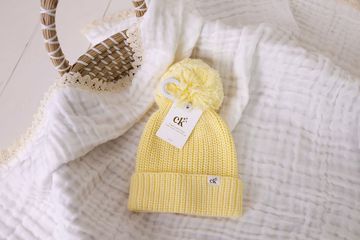 Baby Knit Beanie | Buttercream