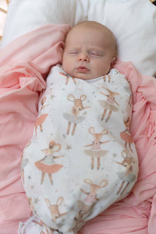 Magical Mouse Muslin Wrap/Swaddle