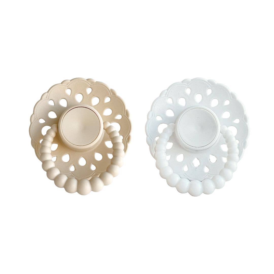 CMC Gold - CMC 'Bubble' Dummies Bloom Oatmeal + White