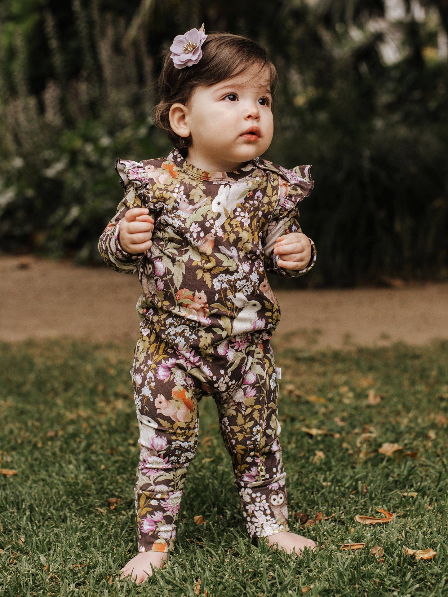 'Woodlands' Onesie-Antique