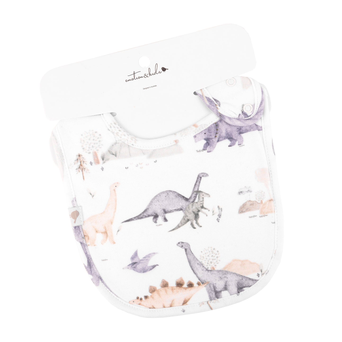 Emotion & Kids - Dinosaurs Adventure Organic Cotton Bib