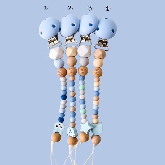 Candy Shop Dummy Clips Pre Designed Styles: Baby Blue Clip - Design 1