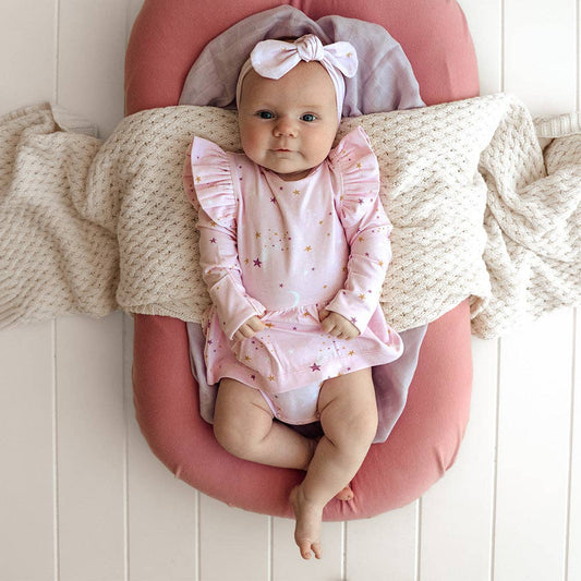 Snuggle Hunny - Twinkle Long Sleeve Organic Dress