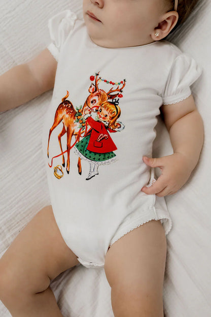 Confetti Kidz - Reindeer Belle Bamboo Bodysuit