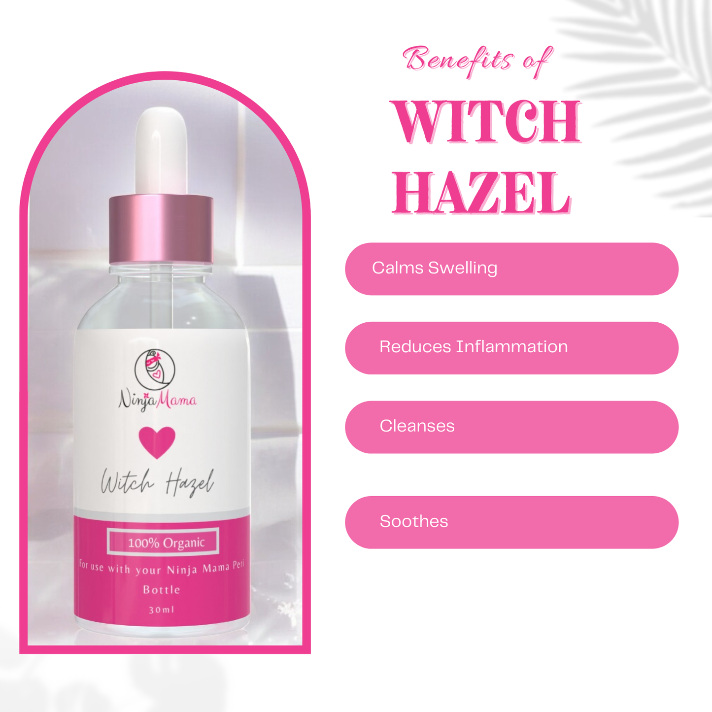 Ninja Mama - Ninja Mama Certified Organic Witch Hazel - 30ml
