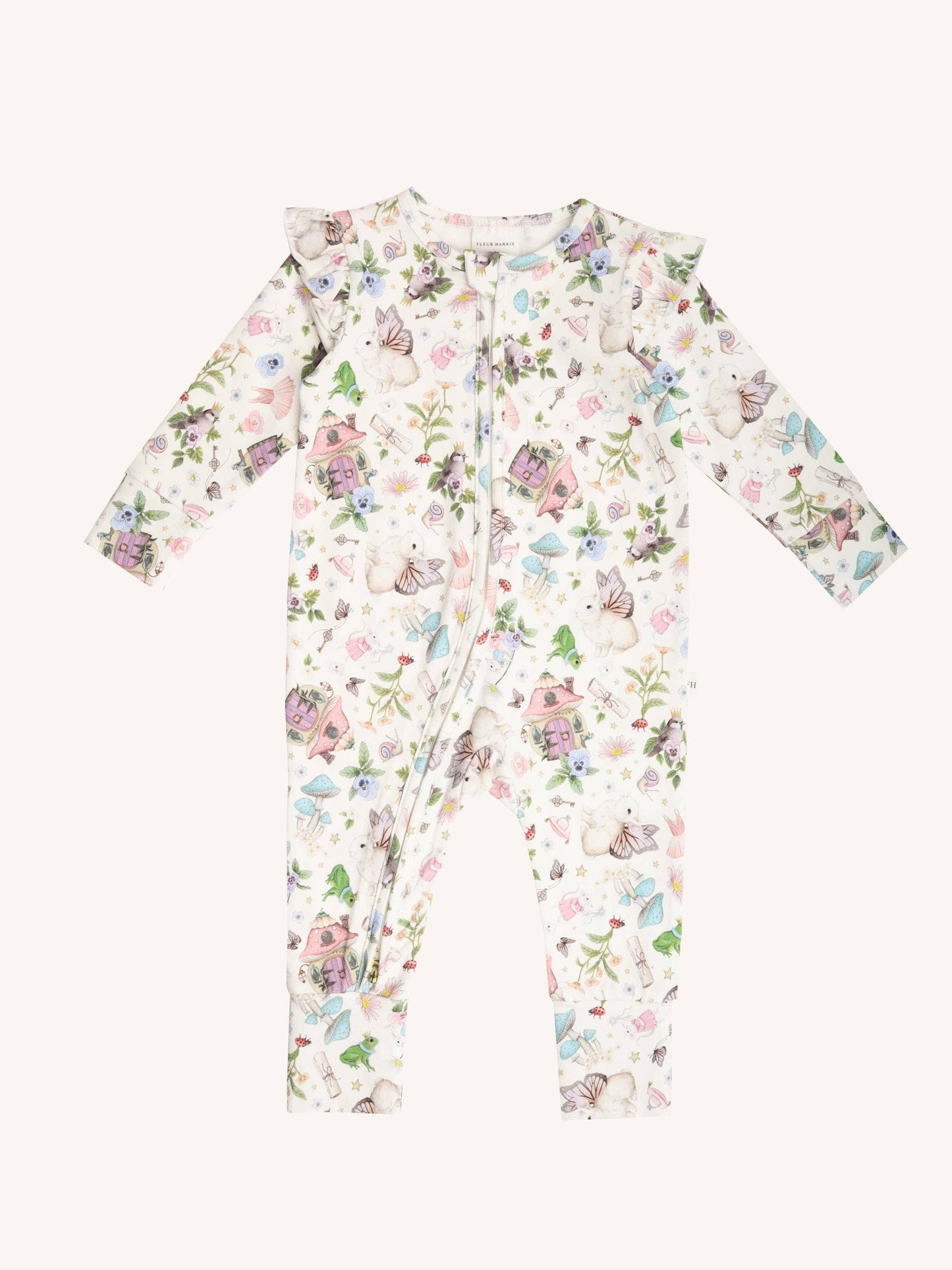 Fleur Harris - 'Mini Fairyland' Precious Frill Coverall Onesie