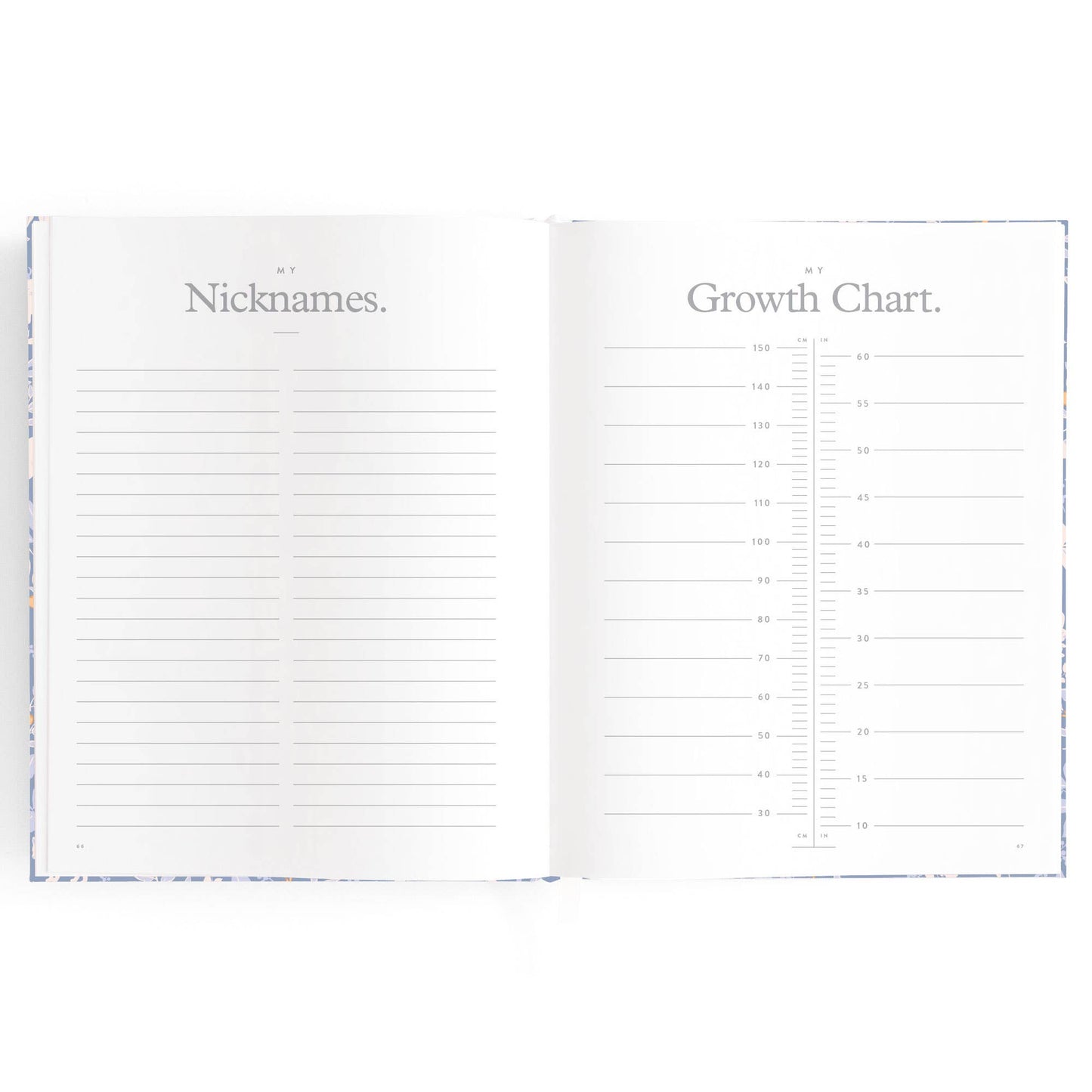 Fox & Fallow - Baby Book Forest Friends Cornflower