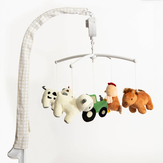 Living Textiles - Musical Mobile Set - Tractor Ride
