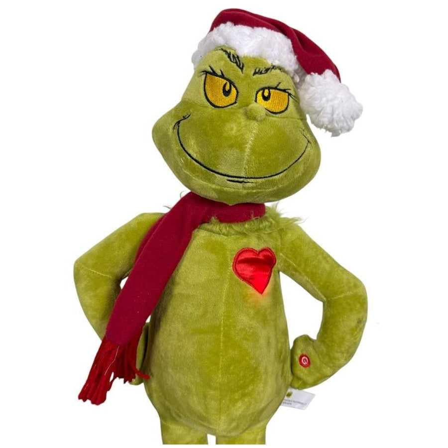 Door Greeter Grinch w/ Light Up Heart