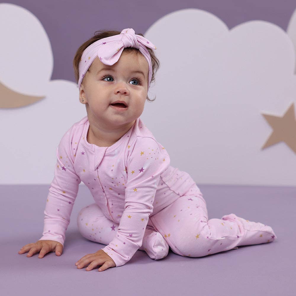 Snuggle Hunny - Twinkle Organic Snuggle Sleepsuit Zip Footie