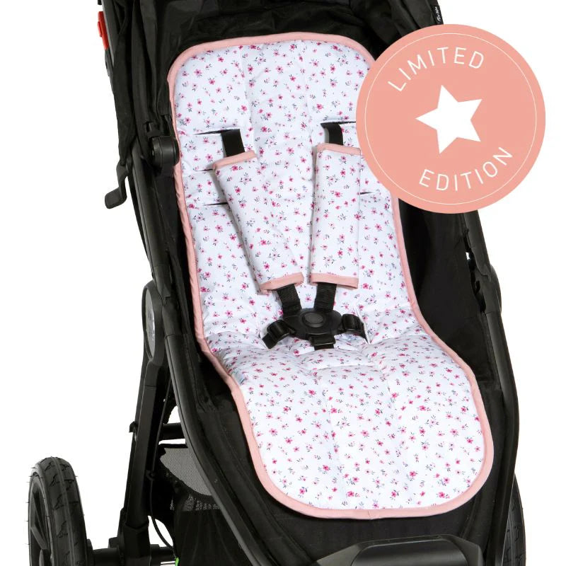 All4Ella - Ice Cooling Pram Liner - Pink Petals