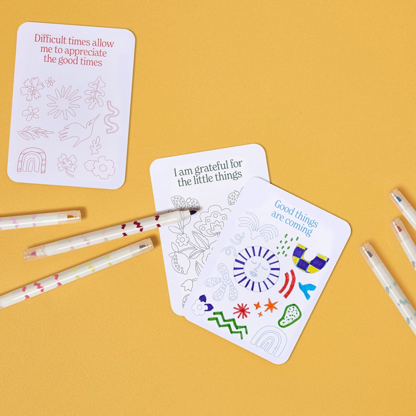 Journey Of Something AU & EU - Colour Your Own Affirmation Cards