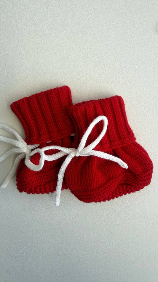 Petite + Co - CHRISTMAS BOOTIES | RED