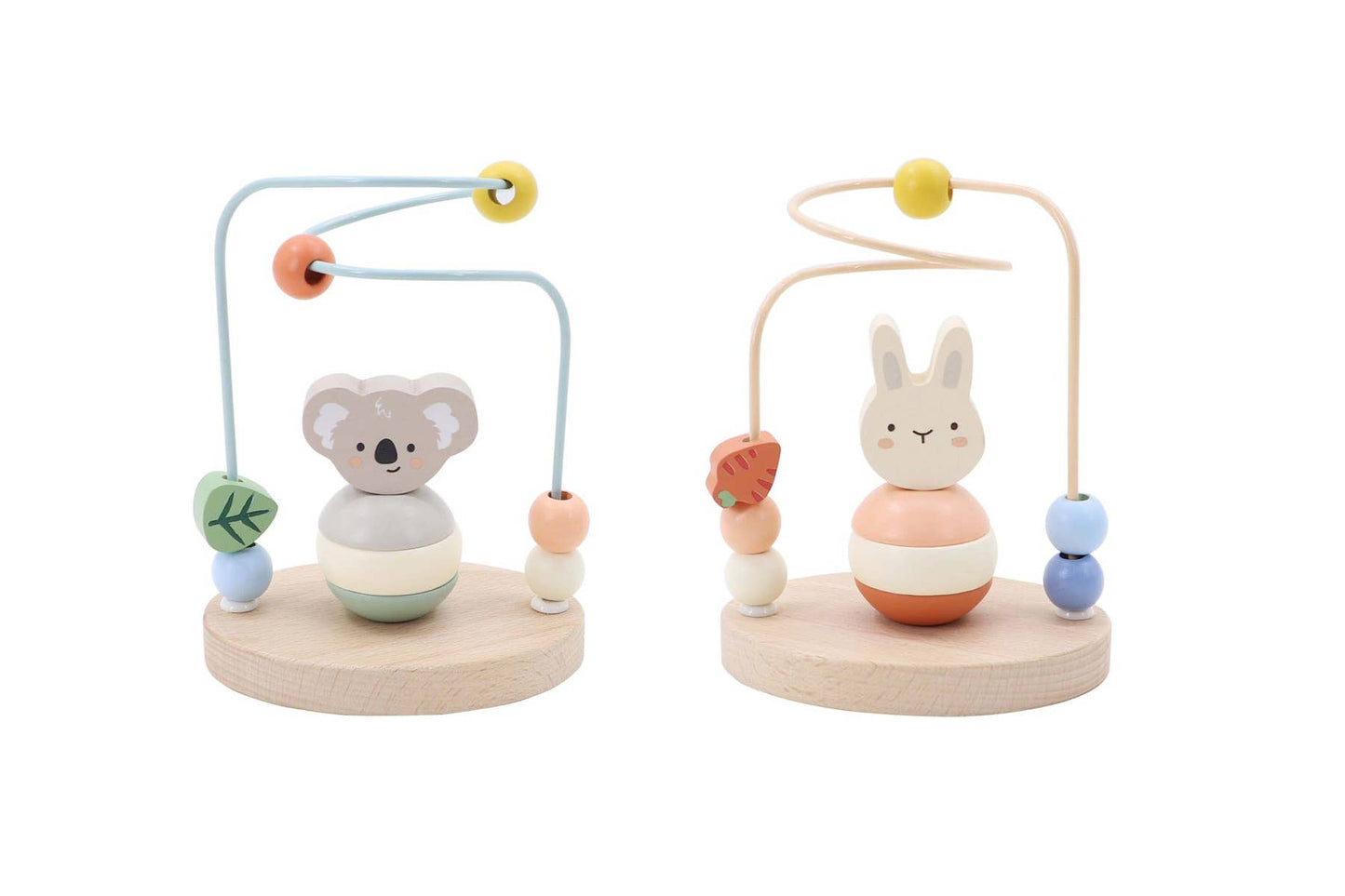 ToysLink - Wooden Koala & Bunny Stacking Bead Maze