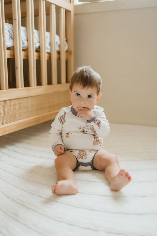 Long Sleeve Bodysuit - Honey Bears