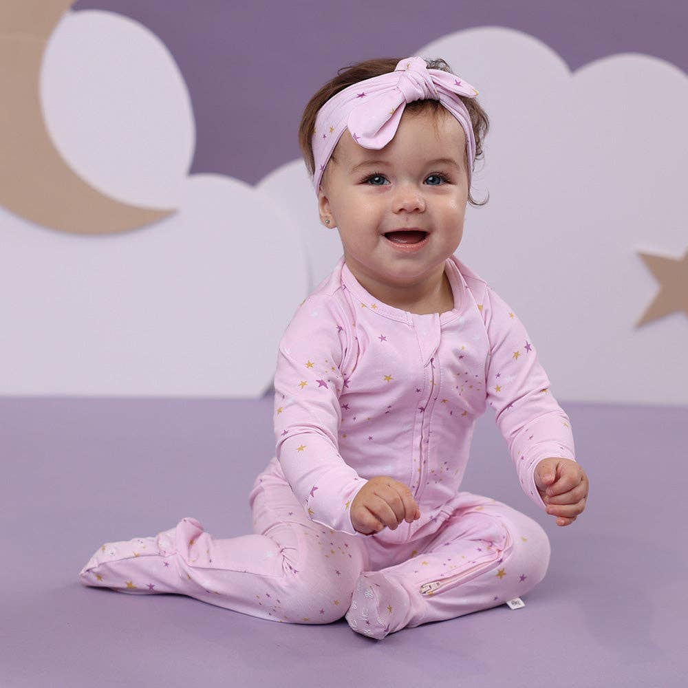 Snuggle Hunny - Twinkle Organic Snuggle Sleepsuit Zip Footie
