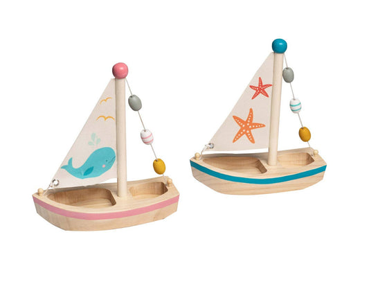 ToysLink - Wooden Large Sail Boat