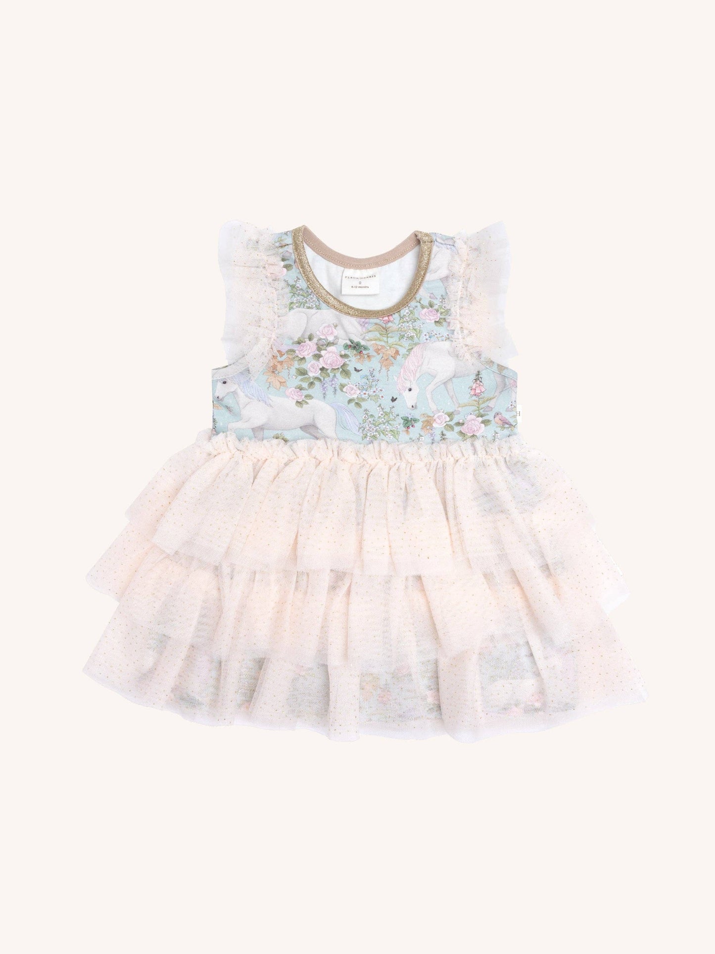 'Field of Dreams' Signature Tutu Dress - Baby - Soft Aqua