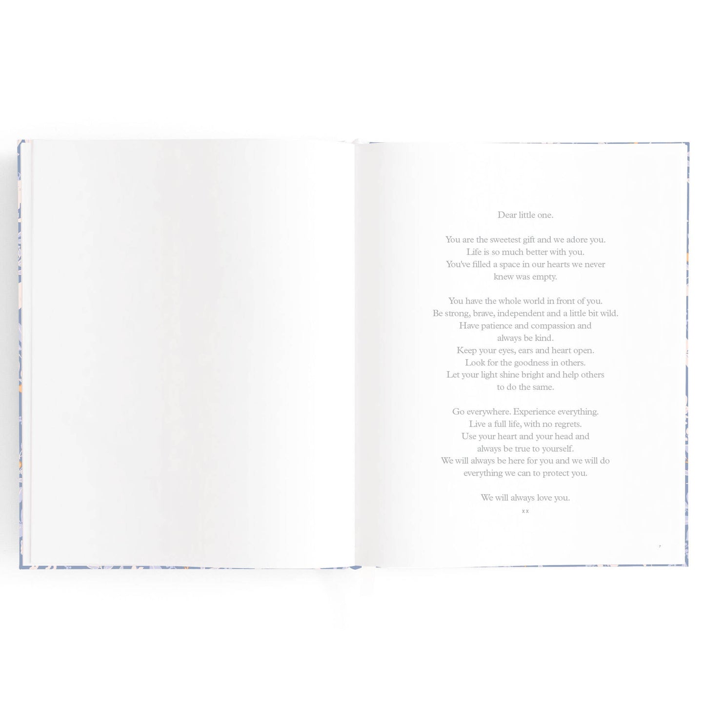 Fox & Fallow - Baby Book Forest Friends Cornflower