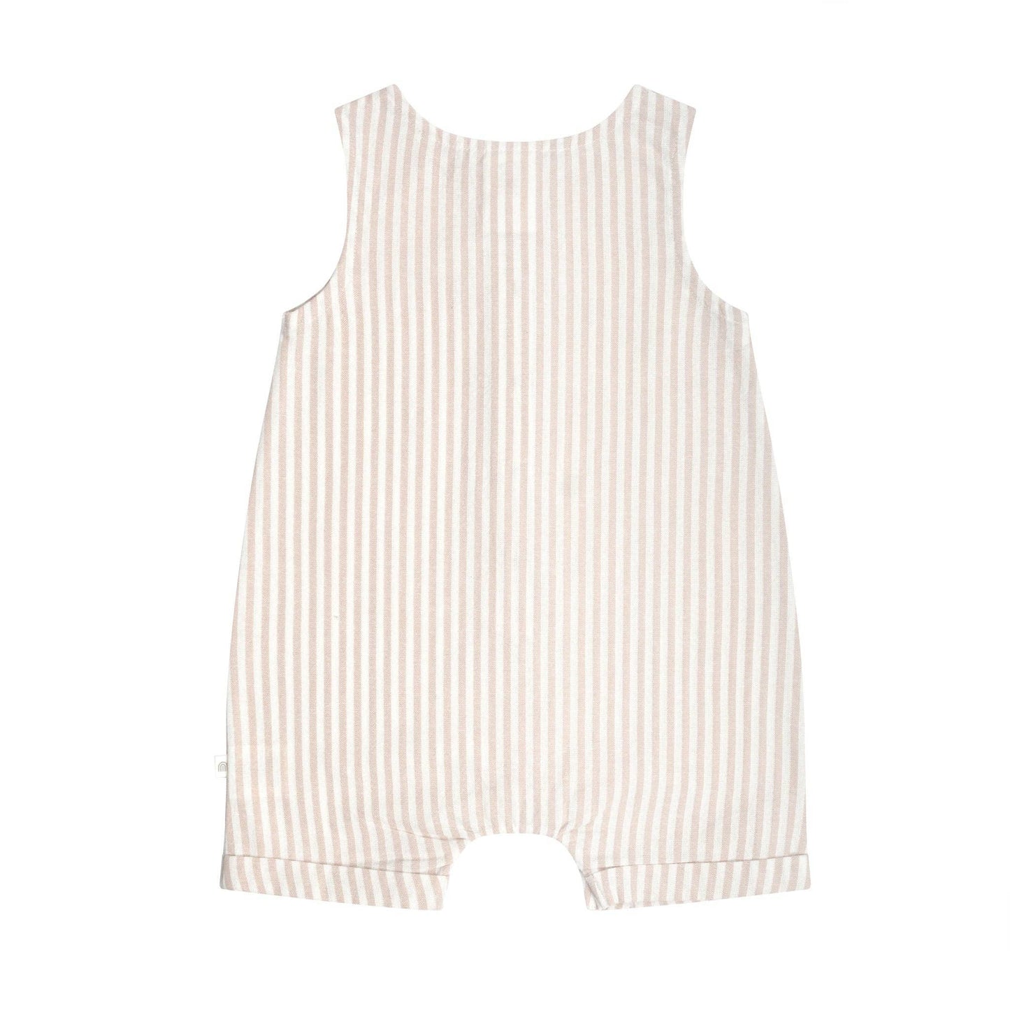 Kynd Baby - Slouchy Sleeveless Shortall - Sandstone Stripe