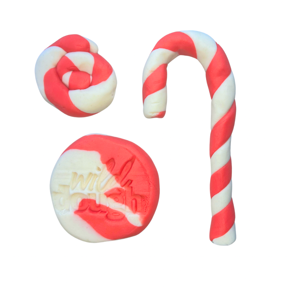 Wild Dough Playdough - W/S Candy Cane Playdough