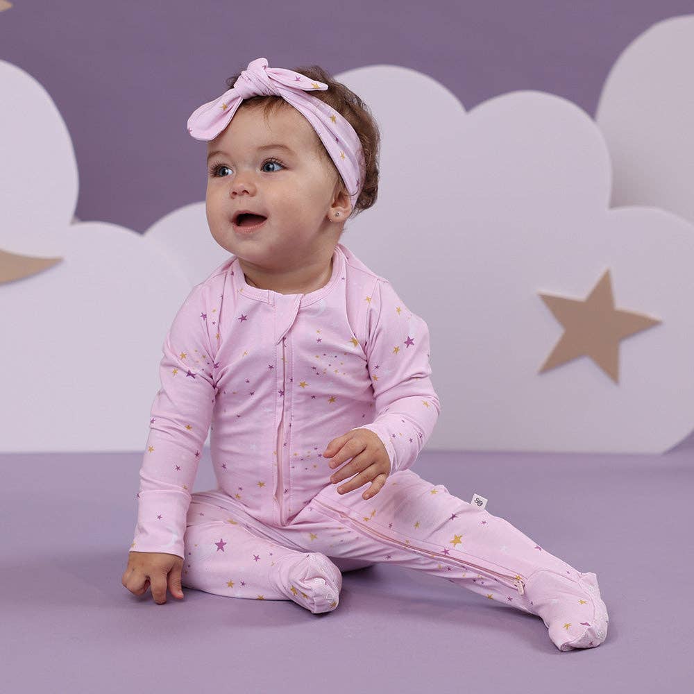 Snuggle Hunny - Twinkle Organic Snuggle Sleepsuit Zip Footie