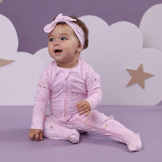 Snuggle Hunny - Twinkle Organic Snuggle Sleepsuit Zip Footie