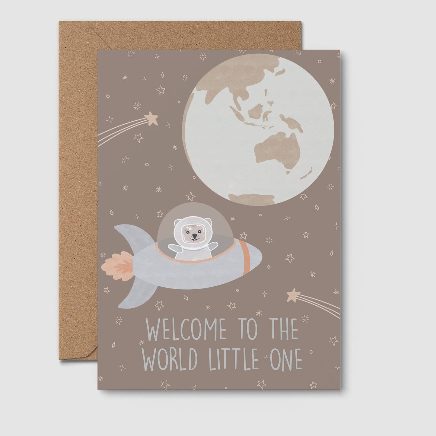 From Rosalie - Welcome To The World Little One, baby shower card, newborn