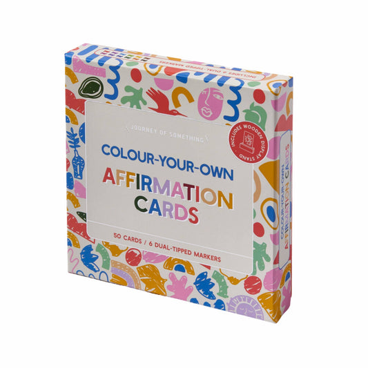 Journey Of Something AU & EU - Colour Your Own Affirmation Cards
