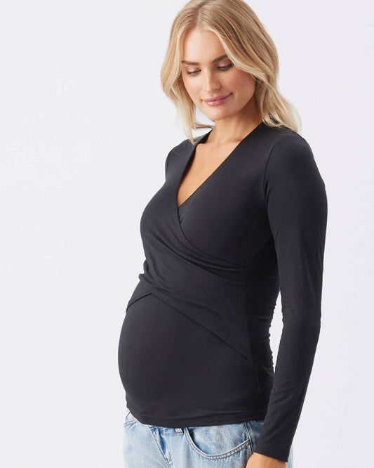 Ripe Maternity - Luxe Knit Embrace Nursing Top