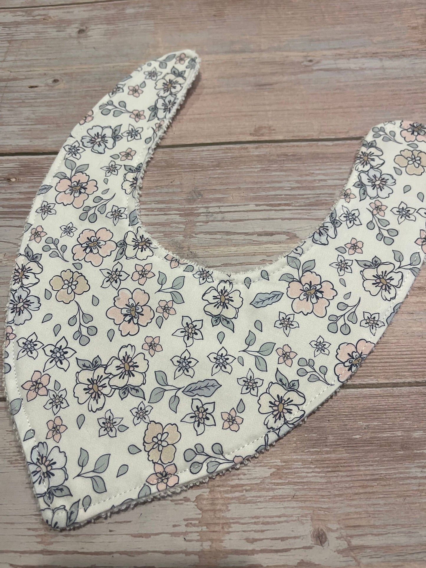 Finished with a Kiss - Baby Bib - Dribble Bib - Dahlia