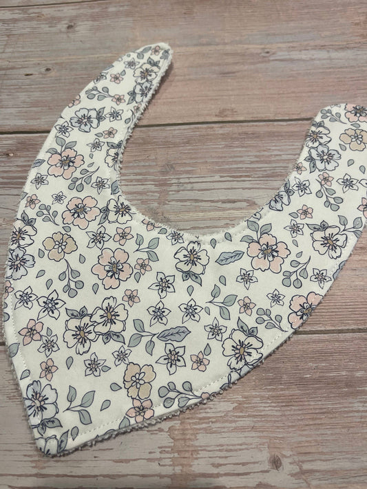 Finished with a Kiss - Baby Bib - Dribble Bib - Dahlia