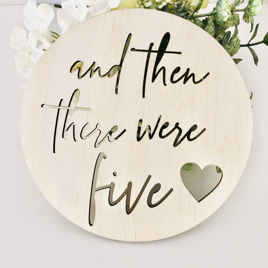 Timber Tinkers - And then there were five Scandi Birth Announcement